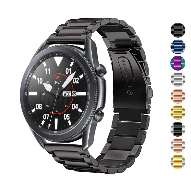 

20mm/22mm strap for samsung galaxy watch 3 41mm 45mm 46mm/42mm gear S3 Frontier huawei watch gt amazfit bip active 2 band