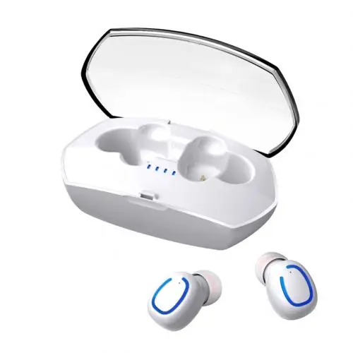 Белый Xi11 V5.0 TWS Bluetooth наушники 3D стерео беспроводные гарнитуры Наушники с зарядным устройством Fone De Ouvido Bluetooth двойной микрофон - Цвет: Белый