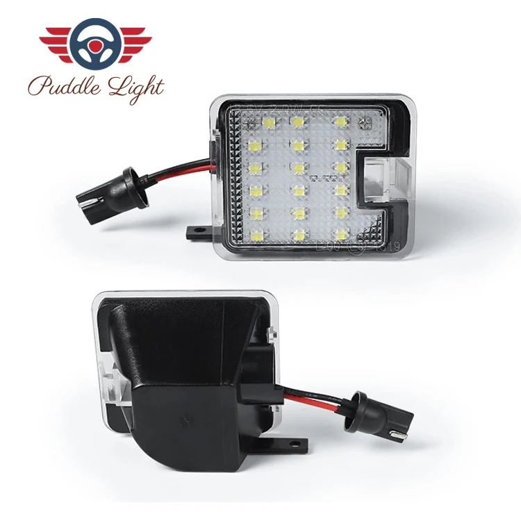 2x LED Under Side Mirror Puddle Light for Ford C-max Focus Kuga Escape Mondeo IV S-Max LED Courtesy light Super Bright