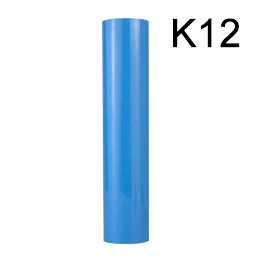 1rool 1" x 40"/30 см x 100 см ПУ теплопередача Винил для термопресса машина футболка железа на HTV печати - Цвет: blue