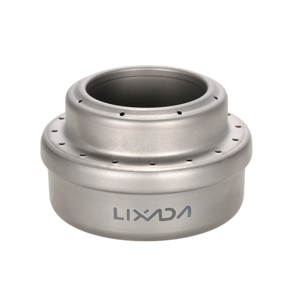 

Lixada Titanium Alcohol Stove 70ml Outdoor Camping Hiking Mini Liquid Alcohol Stove Ultralight Portable Titanium Stove