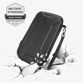 

Portable Storage Bag Shockproof Carrying Case Shockproof Travel Case Black Bag with Lanyard for Zhiyun Smooth Q2 Accessories