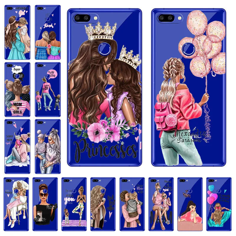 Модный чехол Super Mama Girl Baby для OUKITEL K3 C8 K8 прозрачный мягкий чехол-накладка Oukitel Mix 2