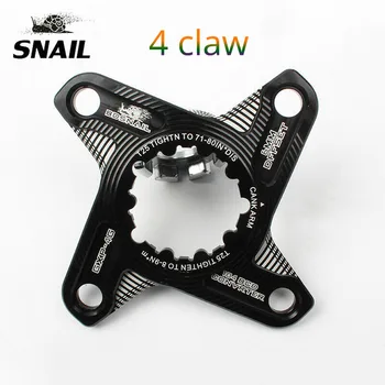 

MTB Bike Chainring Adapter 4 Claw Spider Converter Road Bicycle for Sram GXP X9 XX1 X0 X01 To Single Speed 104BCD Narrow Wide