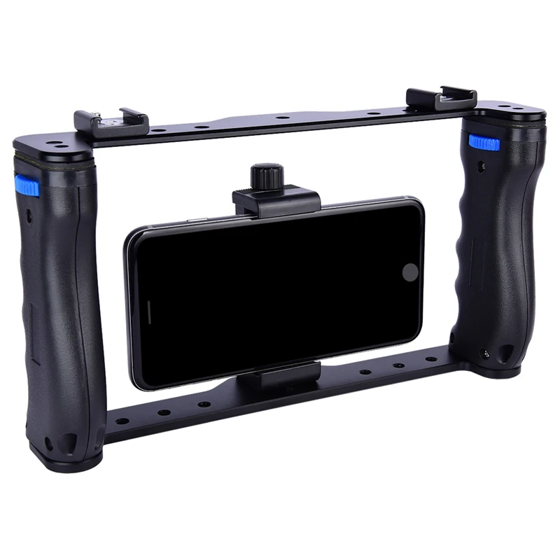 FFYY-Yelangu смартфон видео Риг кино Vlogging Rig клетка стабилизатор для мобильного телефона samsung huawei Iphone Xs Max Xr X 8 7