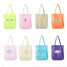 Компактный размер складная полиэфирная хозяйственная сумка Экологичная многоразовая переносная сумка для продуктов