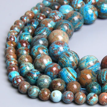 

AAA+ Natural blue lace crazy agates Brazilian sapphires stone beads smooth spacer loose gem stone beads For Jewelry Making gifts