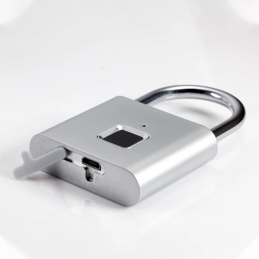 USB Перезаряжаемый умный Keyless электронный замок с отпечатком пальца домашняя Противоугонная безопасность безопасности замок двери багаж чехол замок