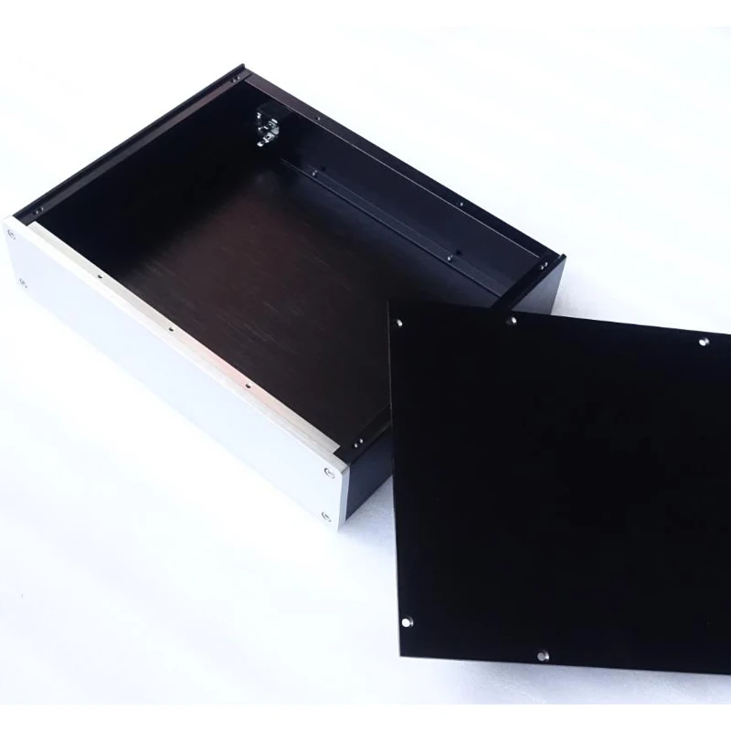 All aluminum power amplifier chassis 3207 DAC pre amp case headphone amplifier shell power supply box audio house 320 70 248MM