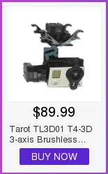 Tarot TL3T02 GOPRO T-3D IV 3 оси HERO4 SESSION камера карданный PTZ для FPV Квадрокоптер Дрон Мультикоптер скидка 50