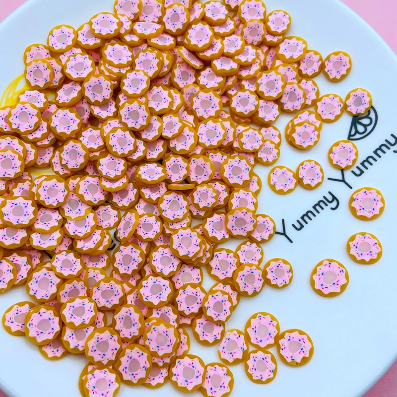 Polymer Clay Kit Polymer Clay Donut Slice Miniature Pizza Hamburger Sprinkle 50g/Lot for Crafts Making Phone Deco DIY Scrapbooking