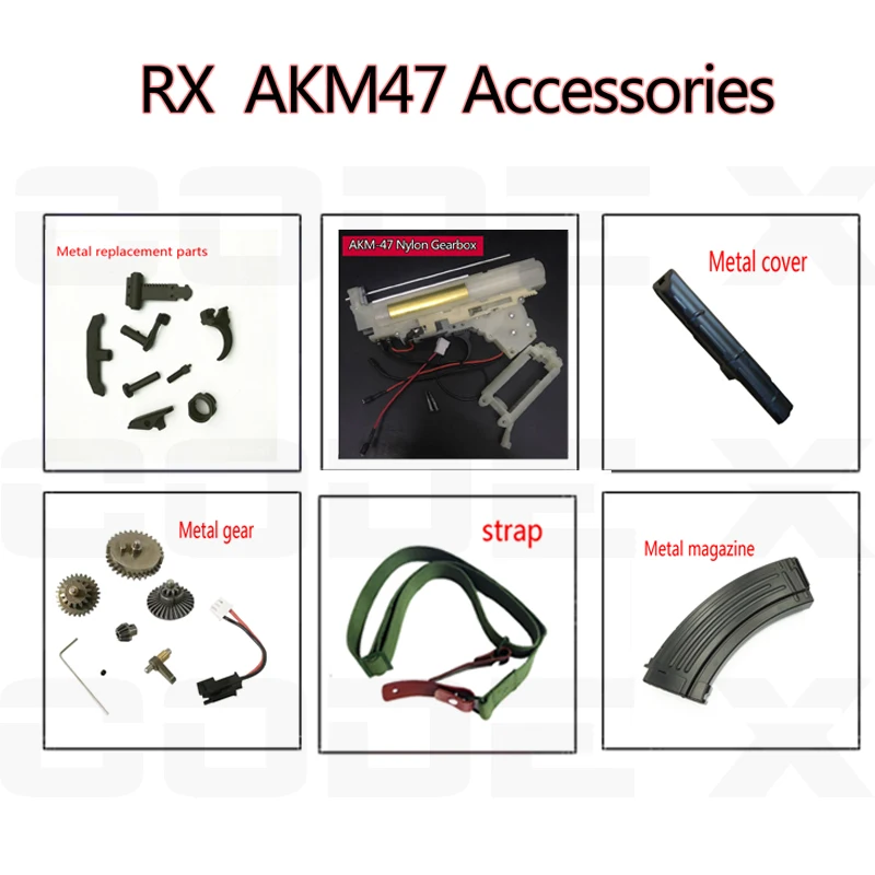 CODE X гелевая пескоструйная установка RX AKM 47 для игрушечного пистолета