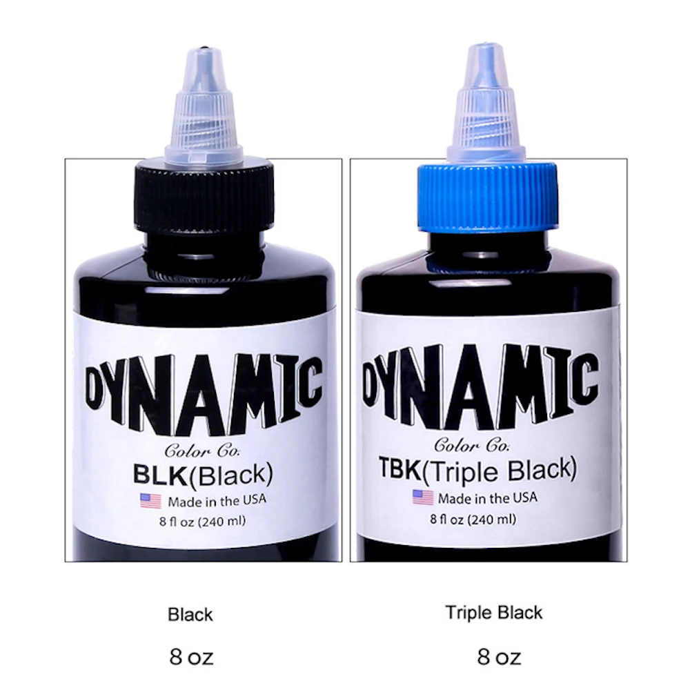 8 oz Professional Black Tattoo Ink For Body Painting Art Natural Plant