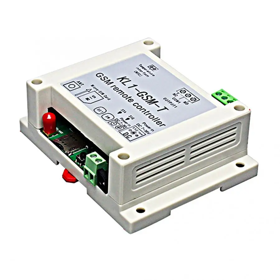 

7-36V DC Monitoring Remote Controller GSM Temperature Thermostat Control Sensor