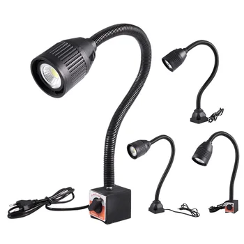 

5W 220V 50Cm Led Machine Light Industrial Cnc Machine Lathe Tool Light Milling 4Hole Fixed Base Work Light Table Lamp Eu Plug