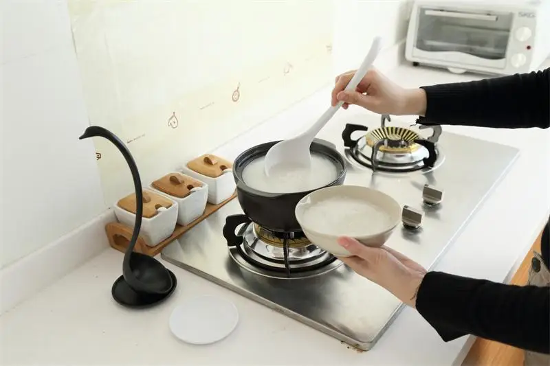 Горячая Распродажа Творческий Лебедь суповая ложка ложки с длинной ручкой каши