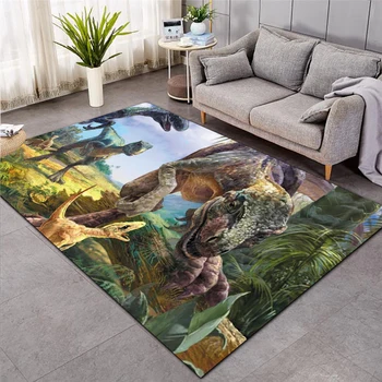 

Nordic 3D Dinosaur Carpet Kids Living Room Sofa Bedroom Kids Play Mat Cartoon Parlor Large Carpets Hallway Door Mat 06