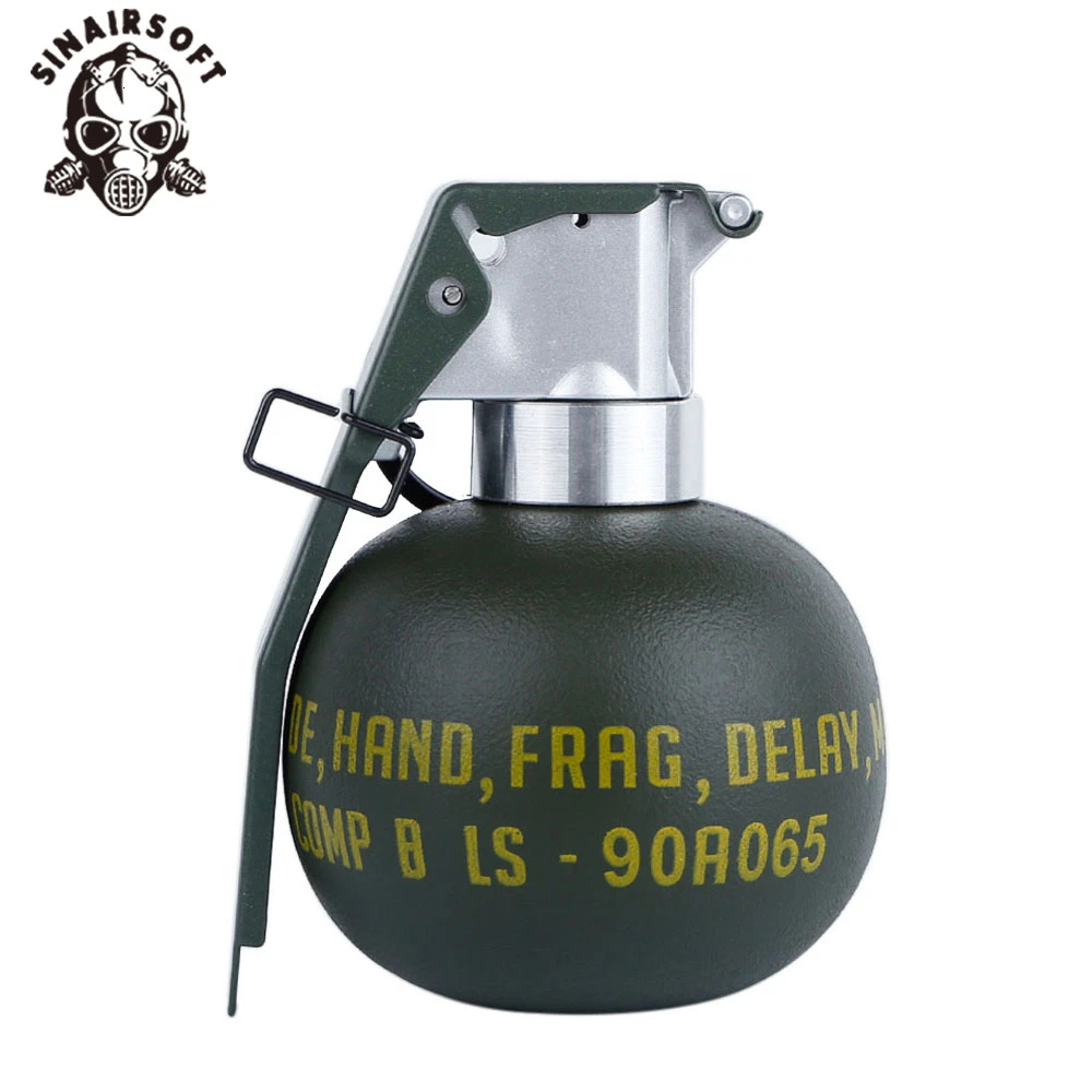 Tactical M67 Grenade Dummy Model Molle system M-67 Frag Gren BB Plastic Costume Military Airsoft Shooting Paintball Accessories | Спорт и