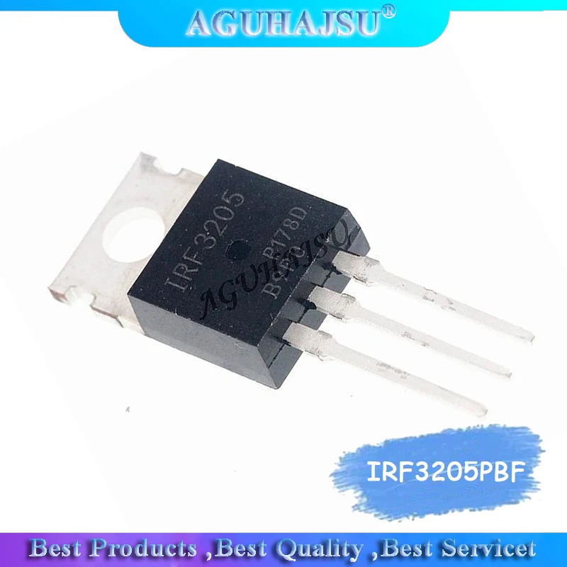 10 шт. IRF3205PBF IRF3205 TO-220 TO220 HEXFET MOSFET новый оригинальный | Электронные компоненты и
