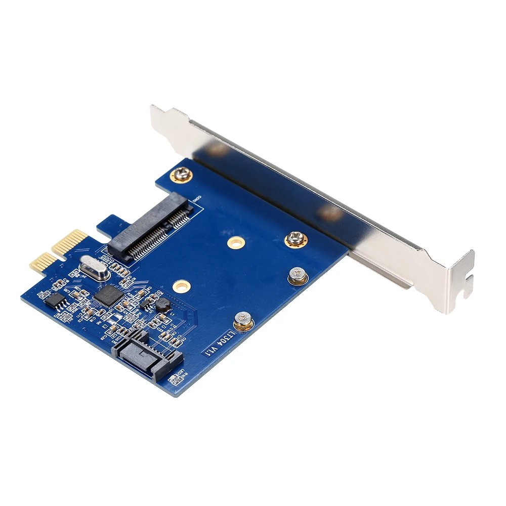 PCIe к MSATA SSD и SATA3.0 комбинированный контроллер карты расширения конвертер для ПК рабочего стола