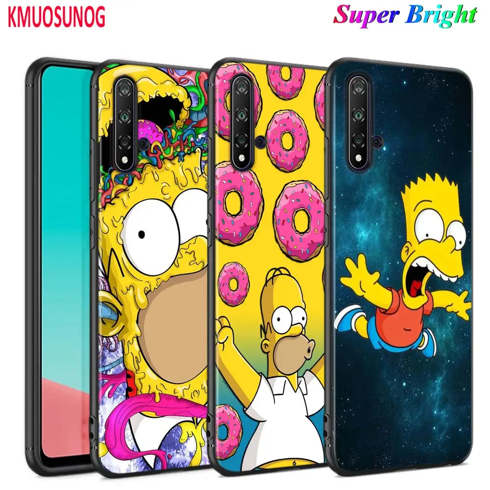 Черный силиконовый чехол для Huawei Nova 5 3i P Smart Z Plus 2019 P30 P20 Pro P10 P9 Lite телефона|Бамперы| |