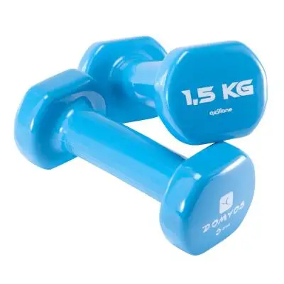 DUMBBELL FOR ПИЛАТЕСА AND ТОНИФИКАЦИИ МЫЩЦ 2*1,5 KG DOMYOS. Decathlon