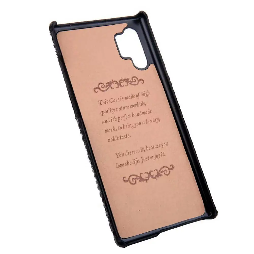Чехол из натуральной кожи для samsung Galaxy S10 S10E S10 S9 S8 Plus Note10 Plus 9 8 роскошный 3D модель крокодиловой кожи жесткий чехол