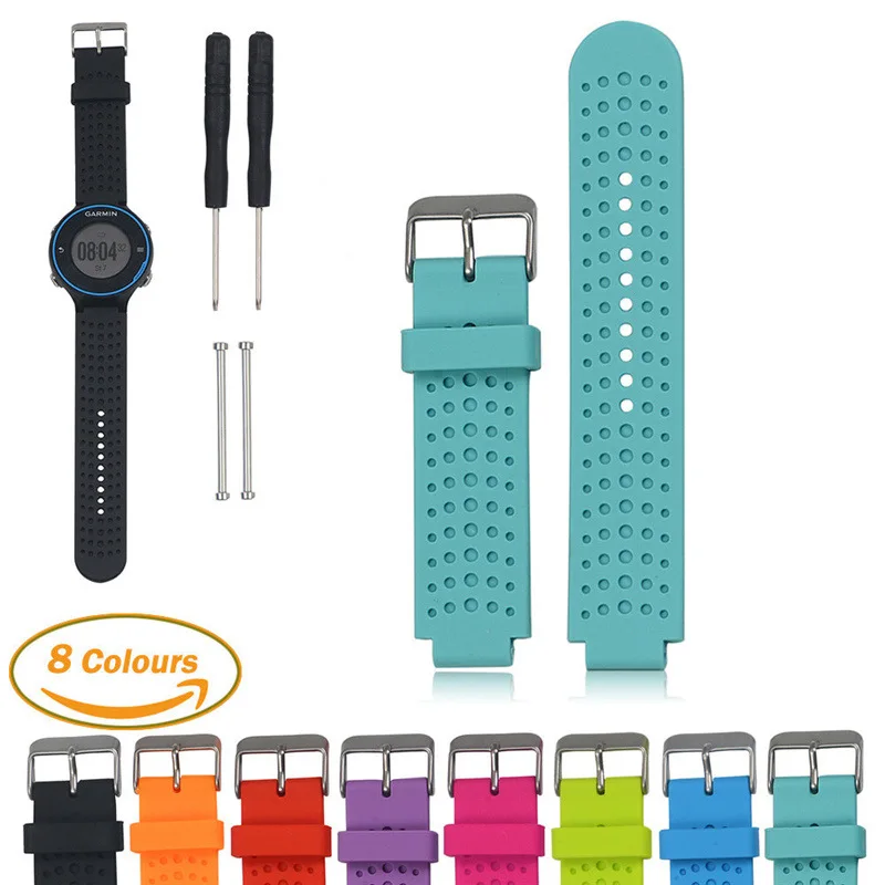 Смарт часы ремешок для Garmin 220/230/235 часы браслет силиконовые спортивные часы замена быстросъемного ремня