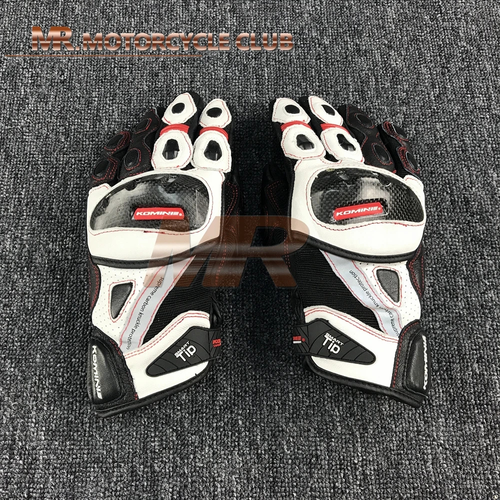 Guantes de moto de fibra de carbono GK-160 para monstar contra Lucha Libre Guantes de caballero