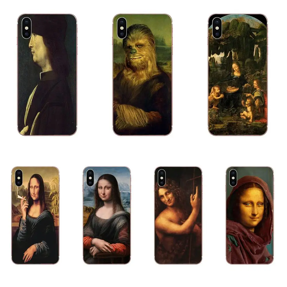 Soft Case For Sony Xperia Z Z1 Z2 Z3 Z3+ Z4 Compact Z5 Plus M2 M4 XA XA1 XZ Premium Mona Lisa by Leonardo da Vinci Fashion | Мобильные