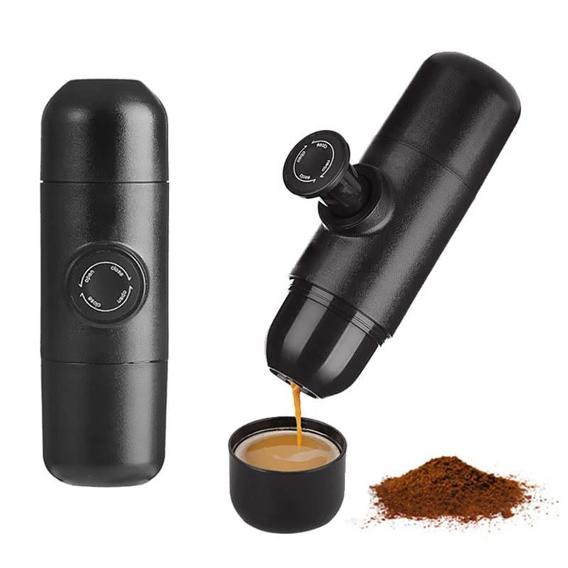Portable Manual Coffee Grinder Coffee Maker for Office Use Hiking or Travel Camping Household