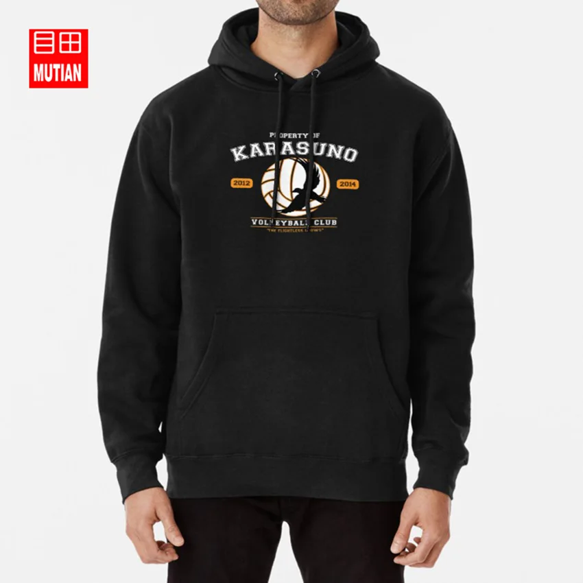 Толстовки с капюшоном команды Karasuno haikyuu haikyu karasuno команды karasuno волейбол Аниме Спорт аниме