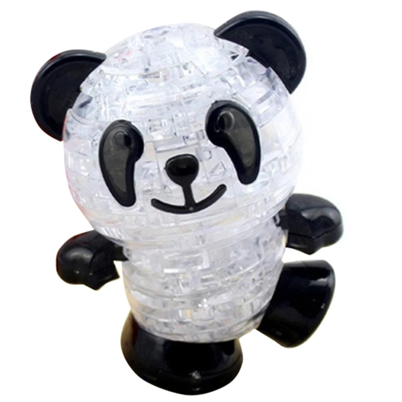 Diy головоломка, украшение, мебель, развивающие игрушки, 3D панда, светящаяся игрушка для моделирования, игрушки для детей и взрослых, головоломка