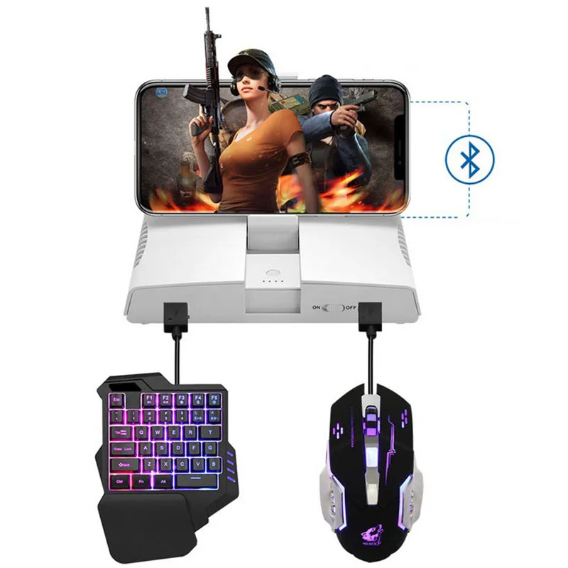  MeterMall PUBG Game Converter Bluetooth Adapter Wireless Game Adapter Game Controllers Adapter Game