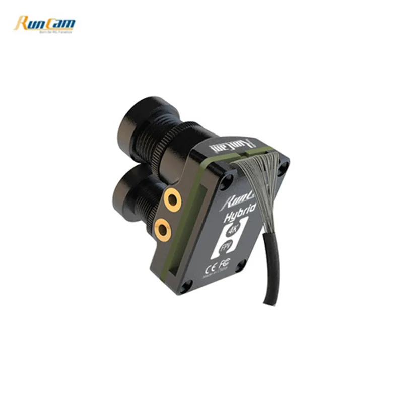 Новейший RunCam Hybrid 4K 30fps FOV 145 градусов HD Запись DVR двойной объектив Мини FPV камера для RC гоночного дрона запчасти