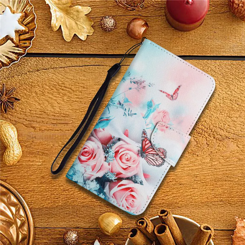 A52s 5G Case For Samsung Galaxy A52S 5G Phone Cover Painted Leather Wallet Case For Samsung A 52S SM-A528B Cover 6.5" Funda Para silicone cover with s pen