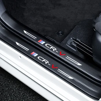 

Lsrtw2017 Leather Car Sill Sticker Threshold Mat Cover for Honda Crv 2012-2020 2012 2016 2017 2020 2013 2019 2018 2014 Cr-v Auto