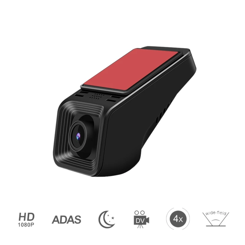Автомобильный видеорегистратор Full HD 1080P для скрытого вождения Android 8,1 170 ° автомобильный широкоугольный видеорегистратор с картой памяти 16 Гб