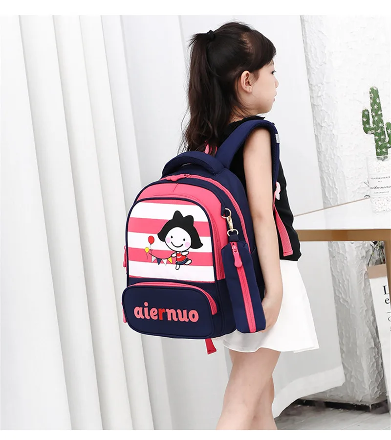 Girls Kids School Backpack for Cartoon Boys School Bags Children Backpacks for Grade 1-3 Mochila Infantil