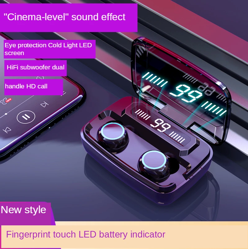 Новый M11 Bluetooth гарнитура с Аккумуляторы для микрофона Дисплей Беспроводной