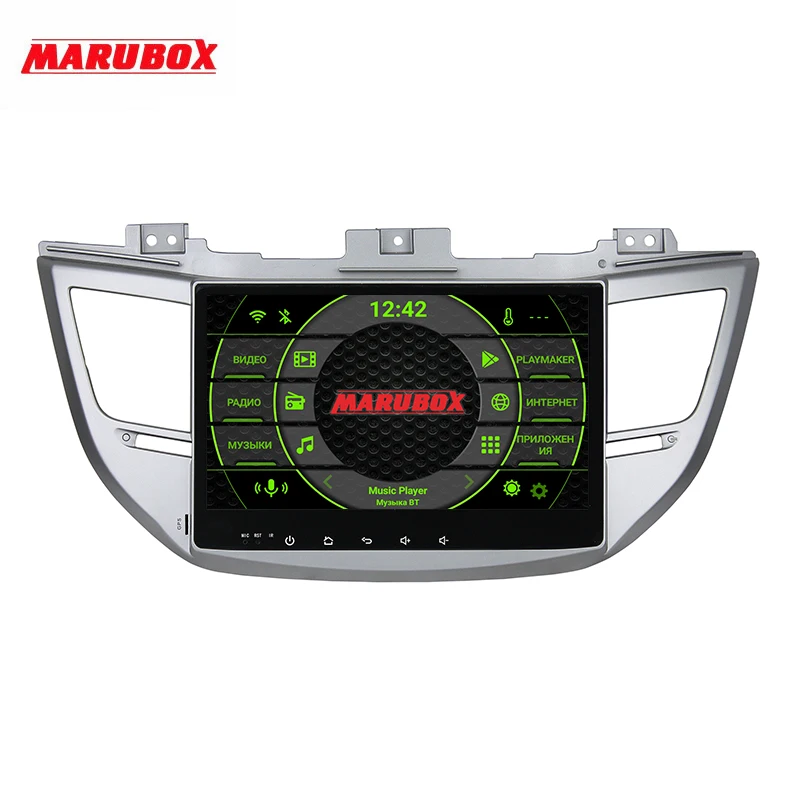 Штатная магнитола для Hyundai Tucson, MARUBOX KD1083,Штатное головное устройство для Хюндай Tucson-, Android 9.0,Восьмиядерный процессор,встроенный DSP,IPS экран,Оперативная 4GB, Встроенная 64GB