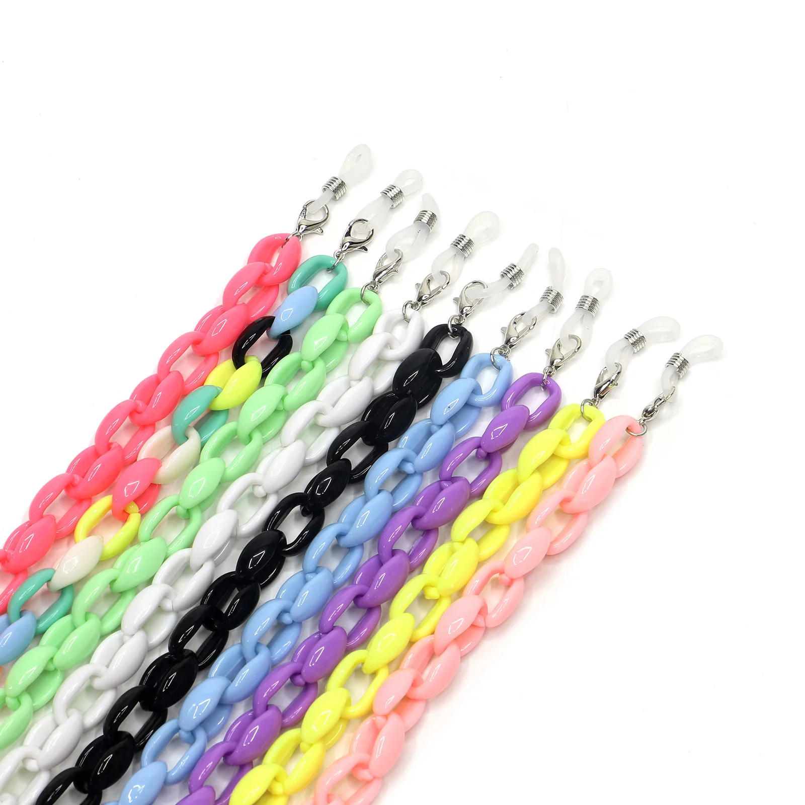 

Acrylic Spectacle Chain 9 color candy colors creative spectacle rope Statement glasses holder necklace sunglasses accessories