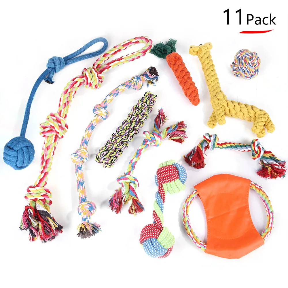 Dog Chew Rope Toys Set