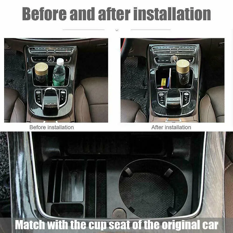 W213 X253 подлокотник коробка для хранения консоль Органайзер 1 шт. для Mercedes Benz C E GLC класс W205