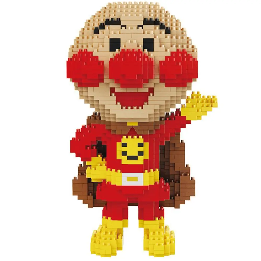 

hot LegoINGlys creators classic cartoon Anime hero Anpanman figures model mini micro diamond building blocks bricks toys gift