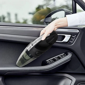 

Handheld Vacuum Cordless,Powerful Cyclone Suction Portable Rechargeable Vacuum Cleaner,Quick Charge Wet Dry Vacuum For Home Car