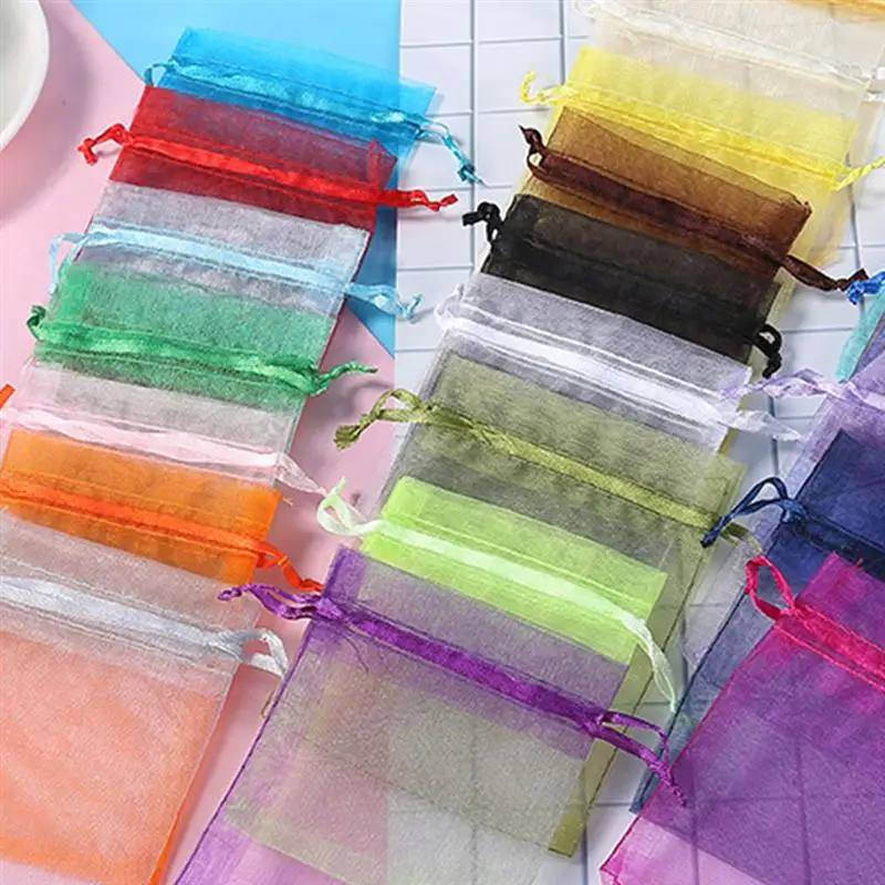 100 шт. прозрачные пакеты для конфет маленькие подарочные печенья светло