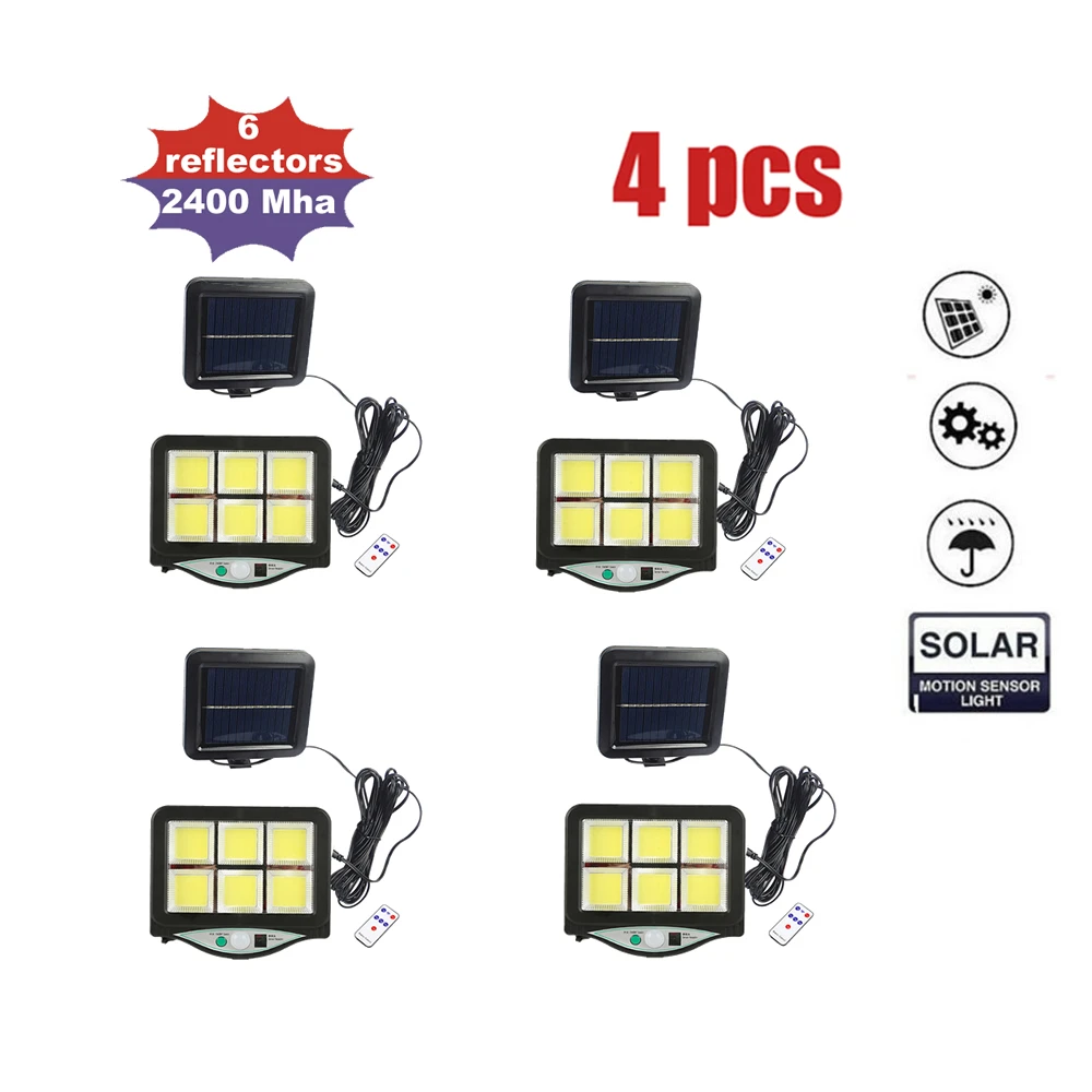 

Solar Panel Power solar light led Steps Lamp Sensor light Waterproof Security Outdoor Stair Step Patio Yard Garden wall lamp rem