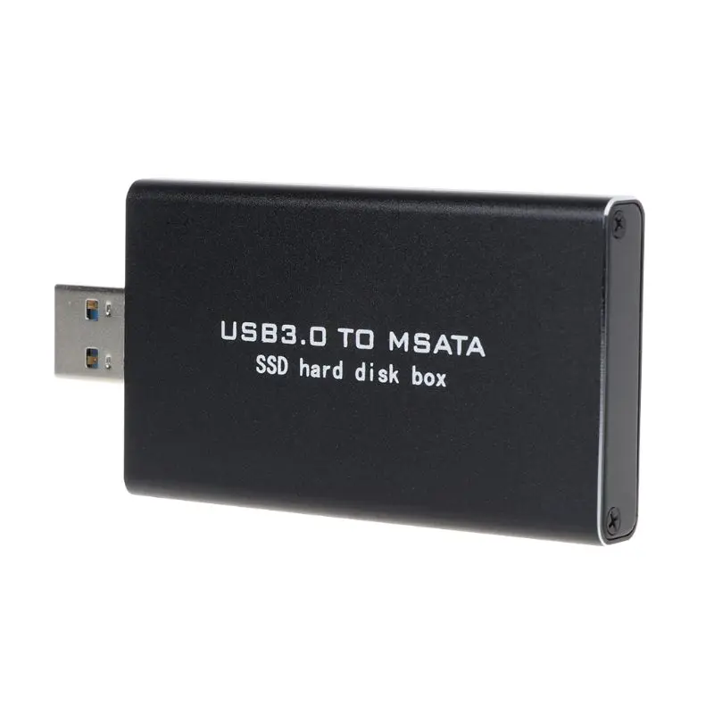 USB 3,0 к mSATA SSD жесткий диск конвертер адаптер корпус внешний корпус ASM1153E