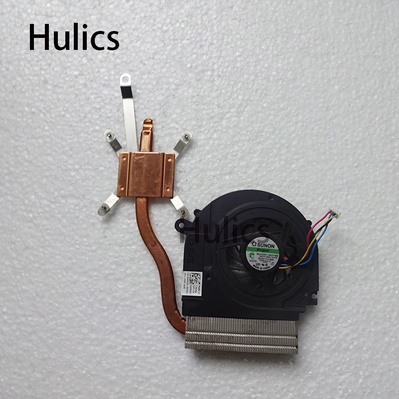 Hulics для Dell Studio 1558 CN-02X6C1 CN-0644D0 CN-0W956J ноутбук Процессор Охлаждающий радиатор с вентилятором